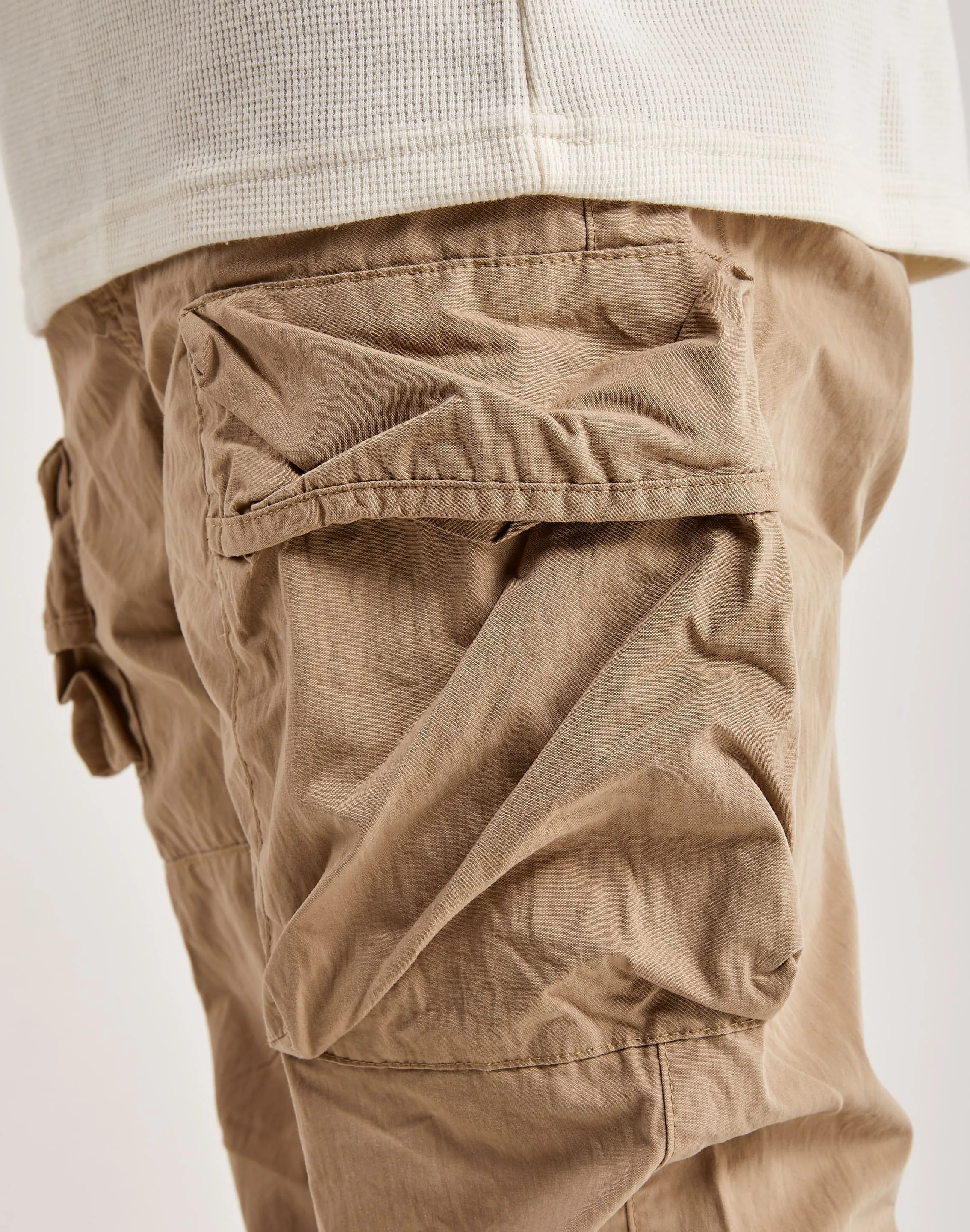 Smoke Rise Utility Peach Nylon Cargo Pants