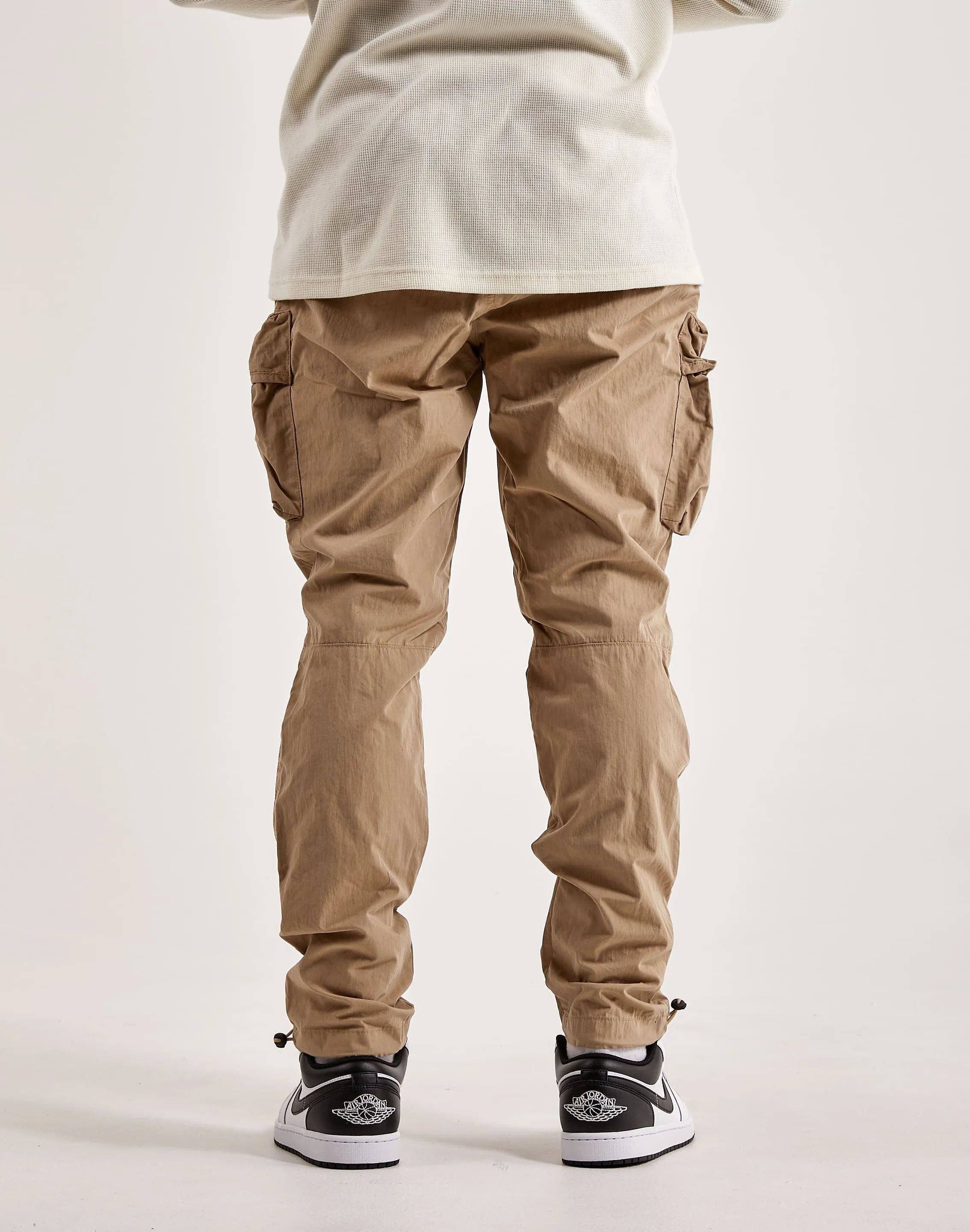 Smoke Rise Utility Peach Nylon Cargo Pants