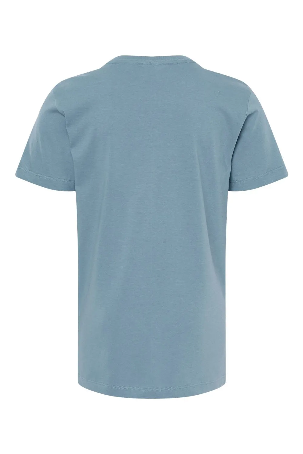 SoftShirts Youth Organic Short Sleeve Crewneck T-Shirt - Slate Blue