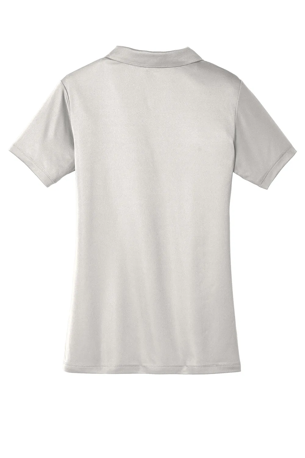 Sport-Tek Womens Competitor Moisture Wicking Short Sleeve Polo Shirt - Silver Grey