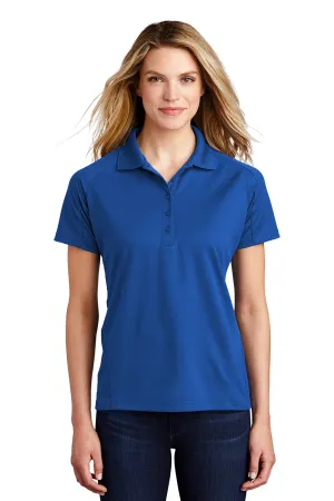 Sport-Tek Womens Dri-Mesh Moisture Wicking Short Sleeve Polo Shirt - Royal Blue