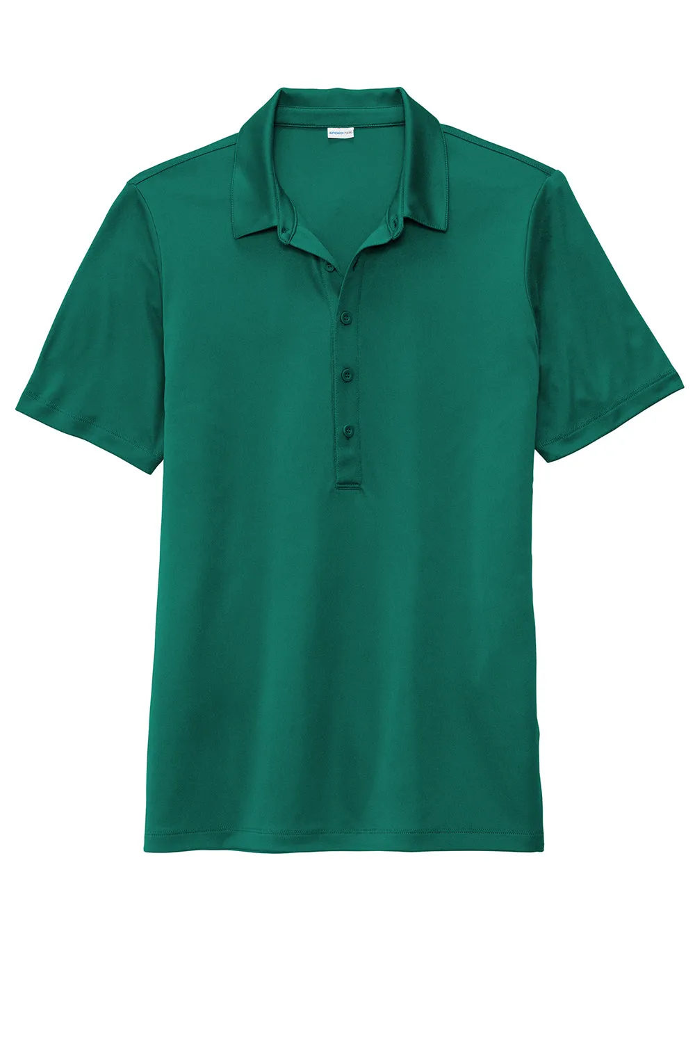Sport-Tek Womens Moisture Wicking Short Sleeve Polo Shirt - Marine Green - Closeout