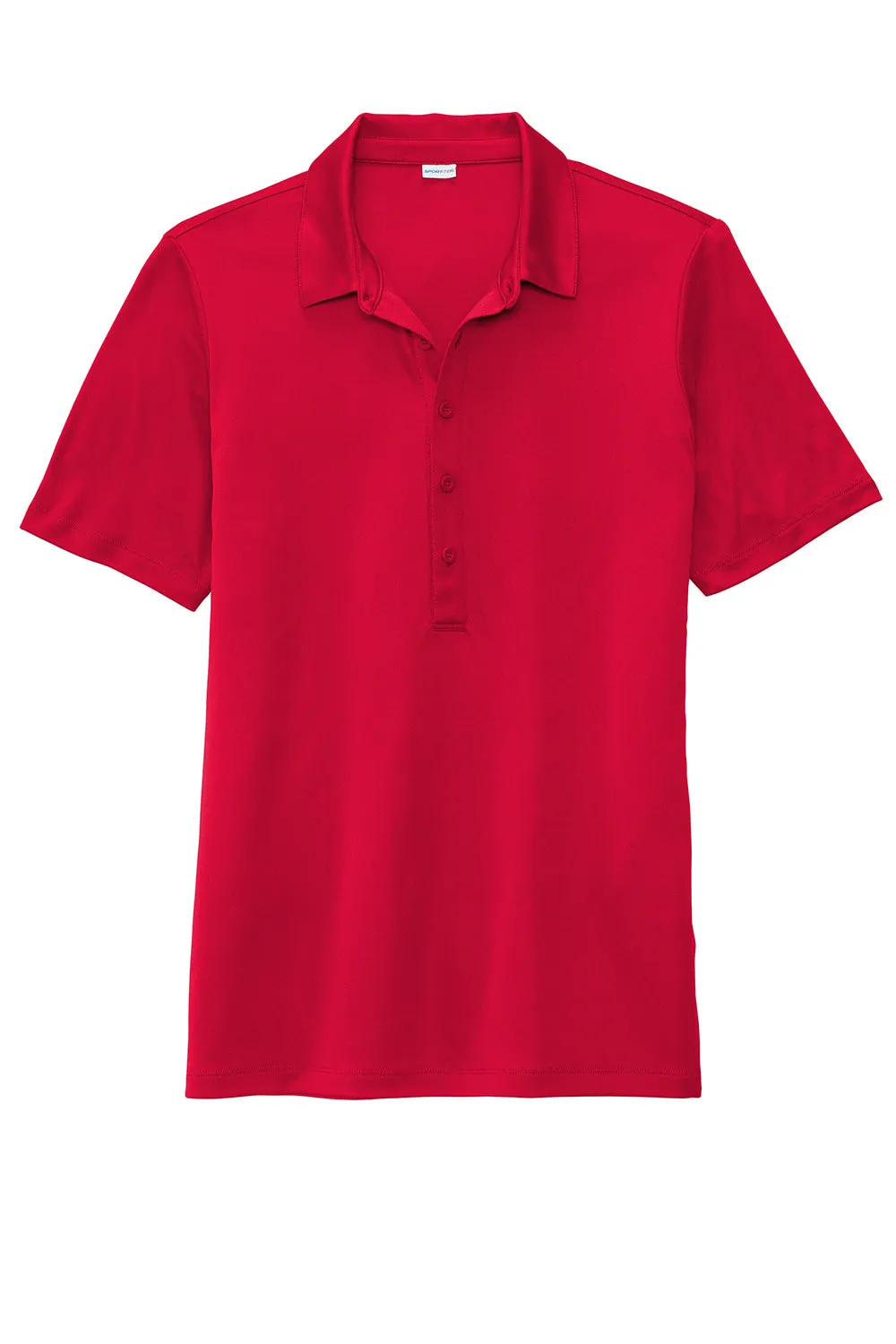 Sport-Tek Womens Moisture Wicking Short Sleeve Polo Shirt - True Red