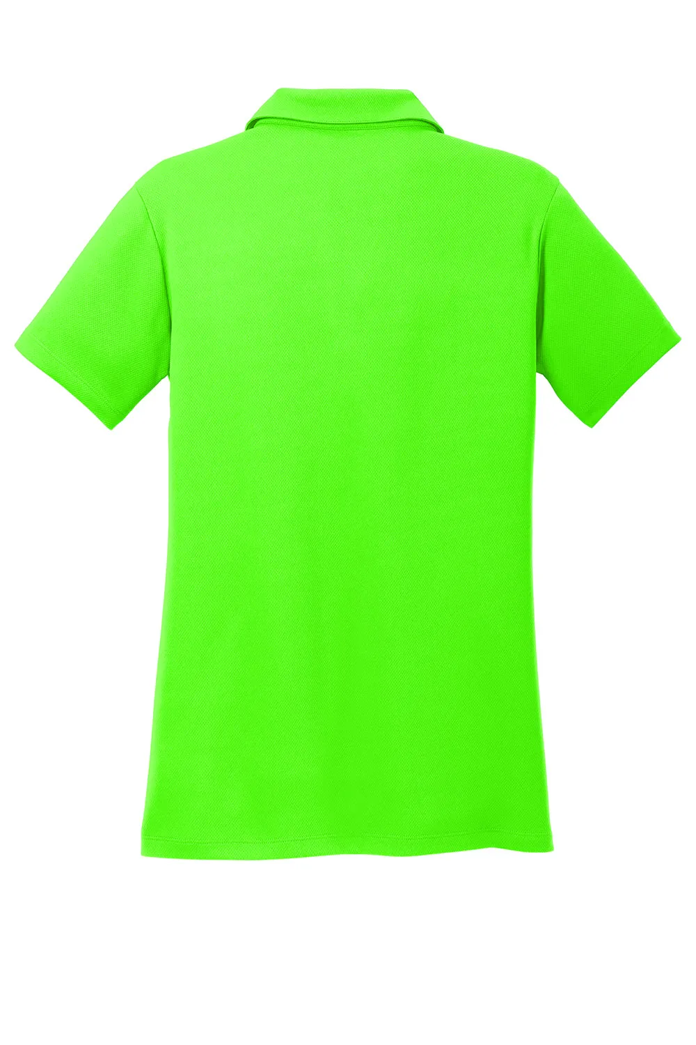Sport-Tek Womens RacerMesh Moisture Wicking Short Sleeve Polo Shirt - Neon Green