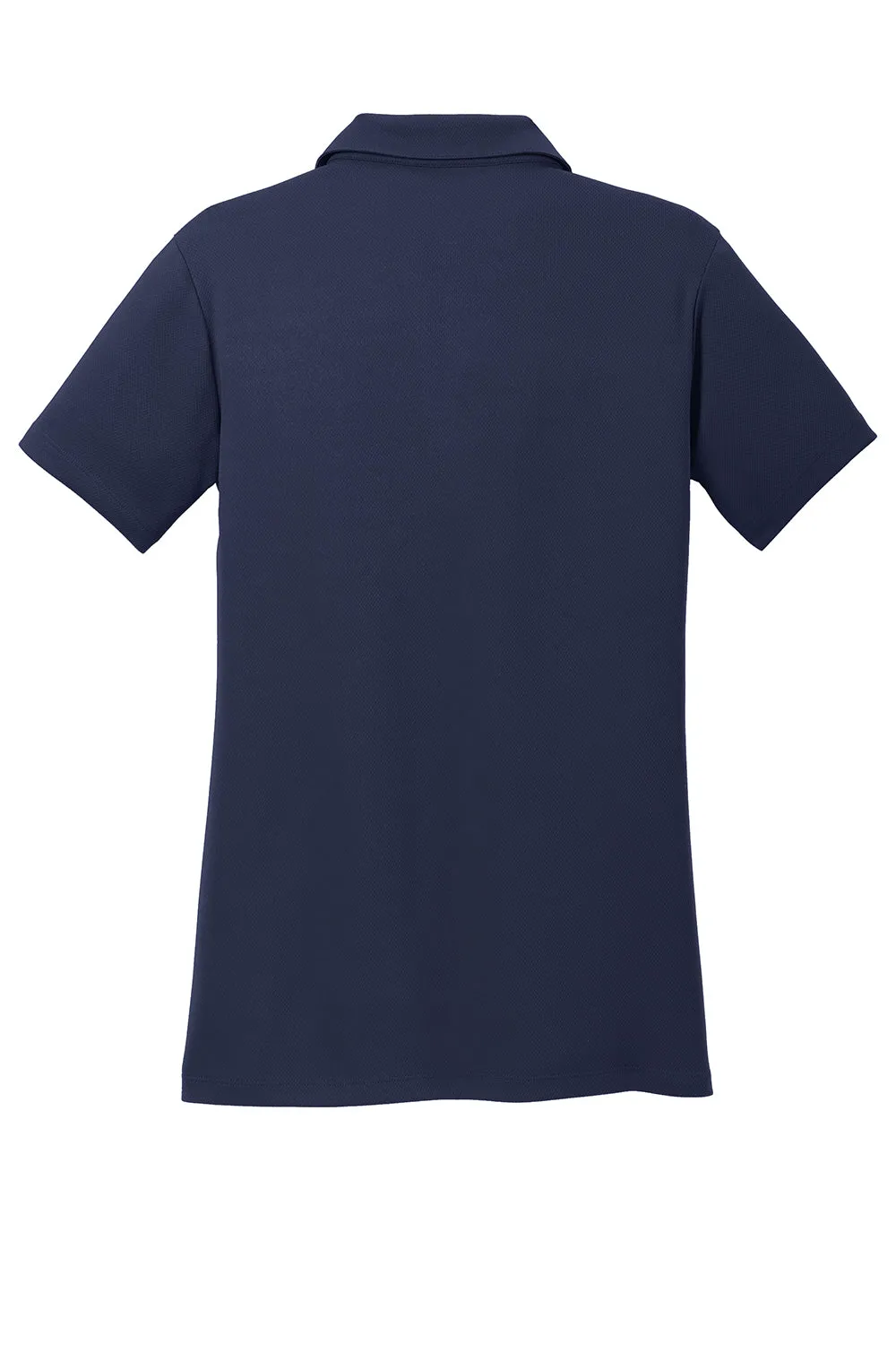 Sport-Tek Womens RacerMesh Moisture Wicking Short Sleeve Polo Shirt - True Navy Blue