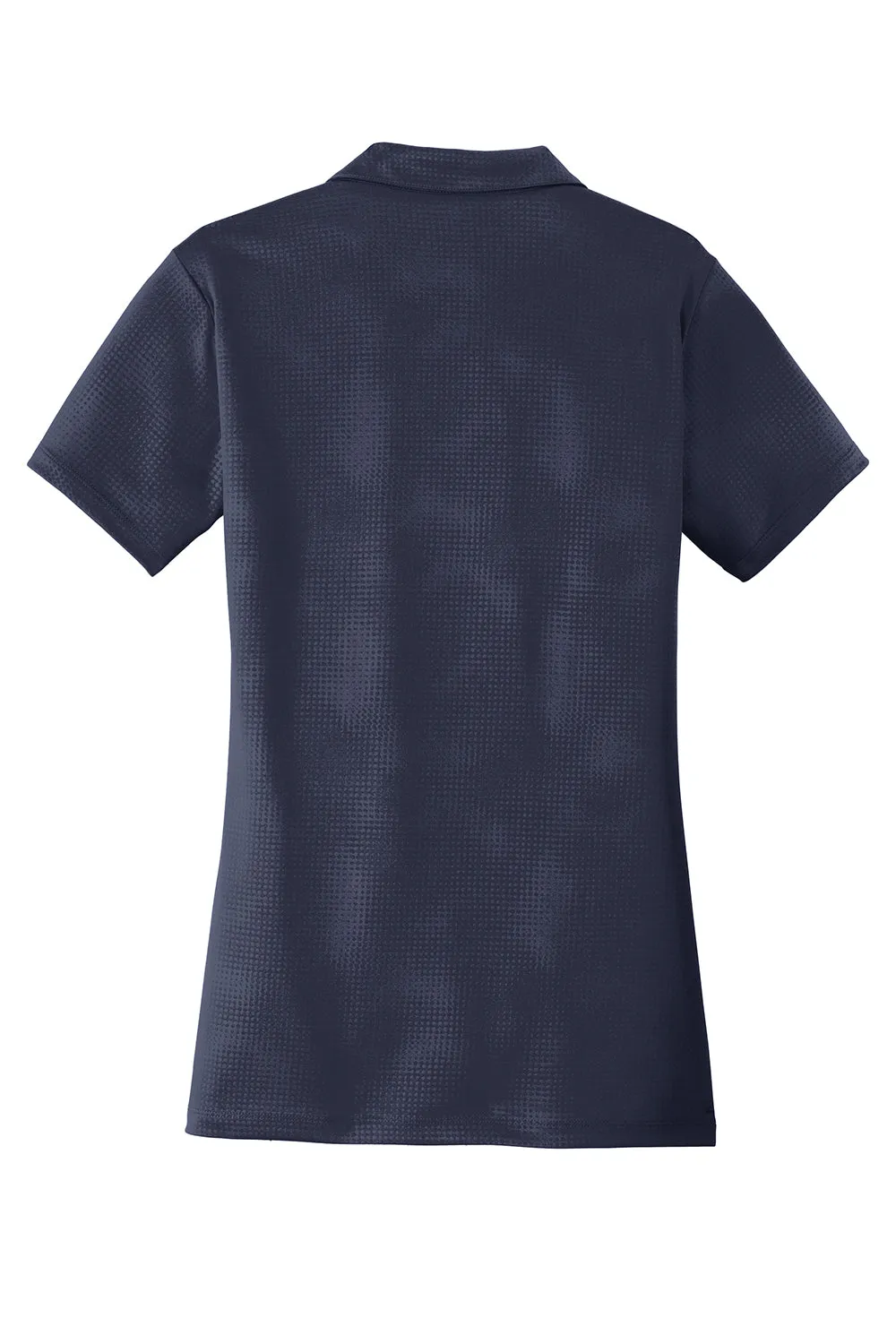 Sport-Tek Womens Tough Moisture Wicking Short Sleeve Polo Shirt - True Navy Blue - Closeout
