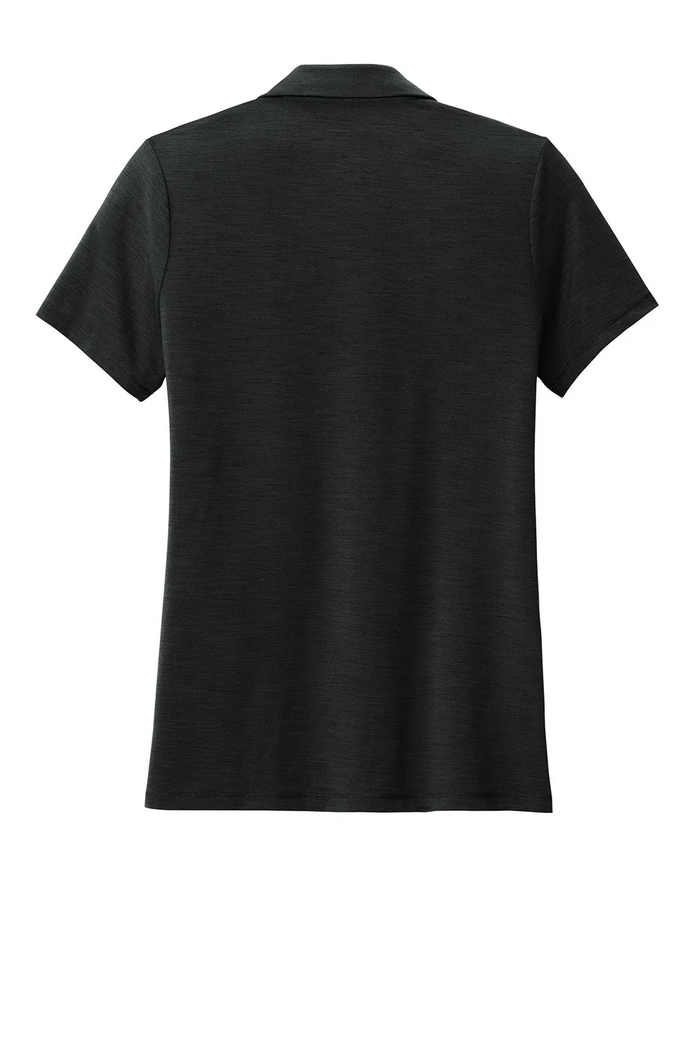 Sport-Tek Womens Versa Moisture Wicking Short Sleeve Polo Shirt - Black