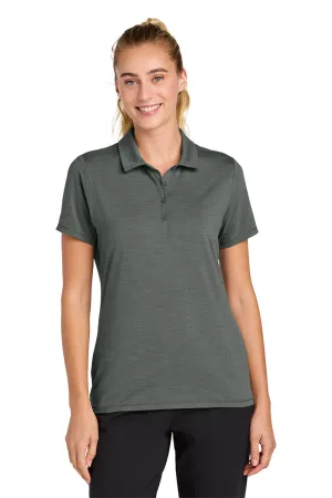 Sport-Tek Womens Versa Moisture Wicking Short Sleeve Polo Shirt - Shadow Grey