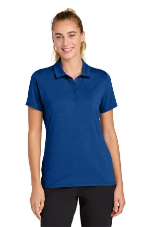 Sport-Tek Womens Versa Moisture Wicking Short Sleeve Polo Shirt - True Royal Blue