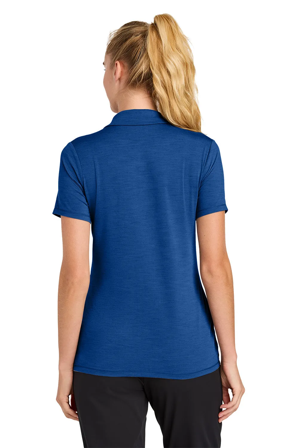 Sport-Tek Womens Versa Moisture Wicking Short Sleeve Polo Shirt - True Royal Blue