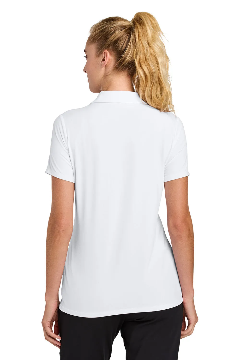 Sport-Tek Womens Versa Moisture Wicking Short Sleeve Polo Shirt - White