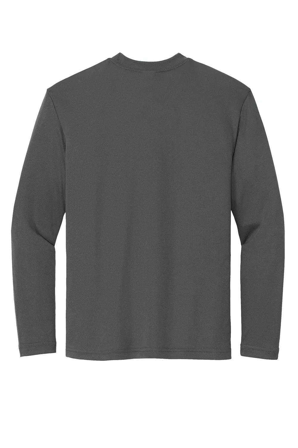 Sport-Tek Youth Competitor Moisture Wicking Long Sleeve Crewneck T-Shirt - Iron Grey