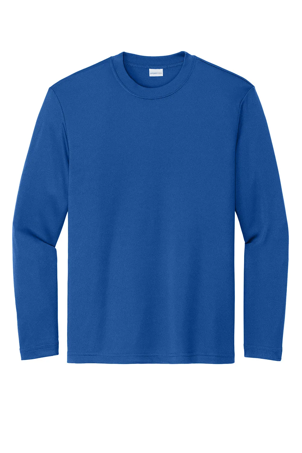 Sport-Tek Youth Competitor Moisture Wicking Long Sleeve Crewneck T-Shirt - Royal Blue