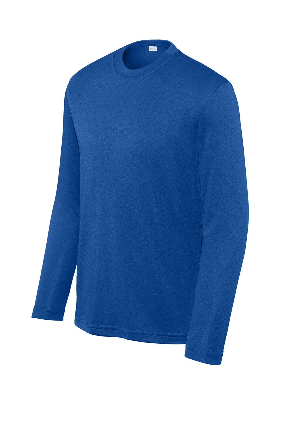 Sport-Tek Youth Competitor Moisture Wicking Long Sleeve Crewneck T-Shirt - True Royal Blue