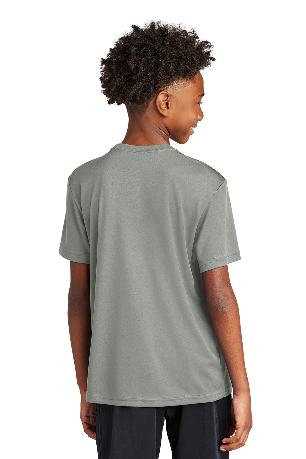 Sport-Tek Youth Competitor Moisture Wicking Short Sleeve Crewneck T-Shirt - Concrete Grey