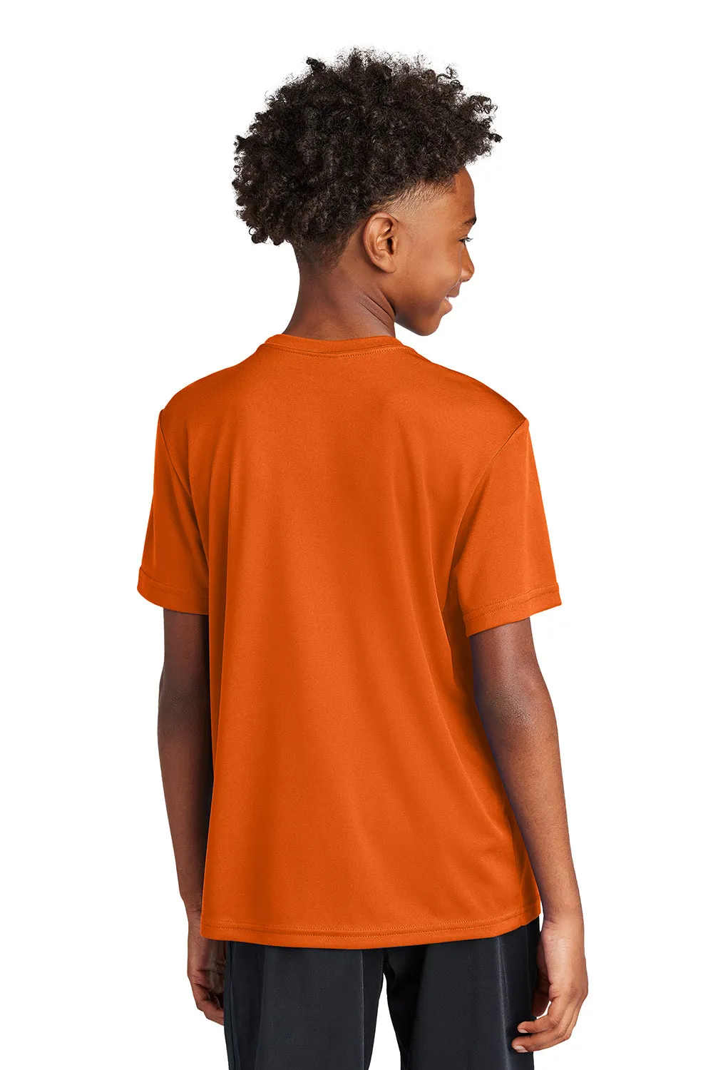 Sport-Tek Youth Competitor Moisture Wicking Short Sleeve Crewneck T-Shirt - Deep Orange