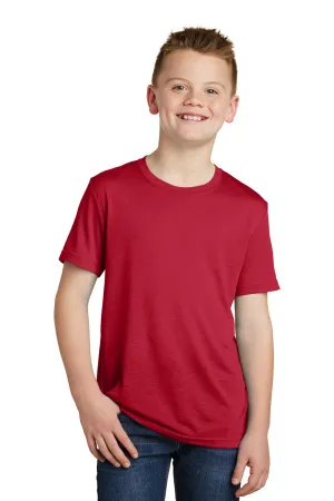 Sport-Tek Youth Competitor Moisture Wicking Short Sleeve Crewneck T-Shirt - Deep Red - Closeout
