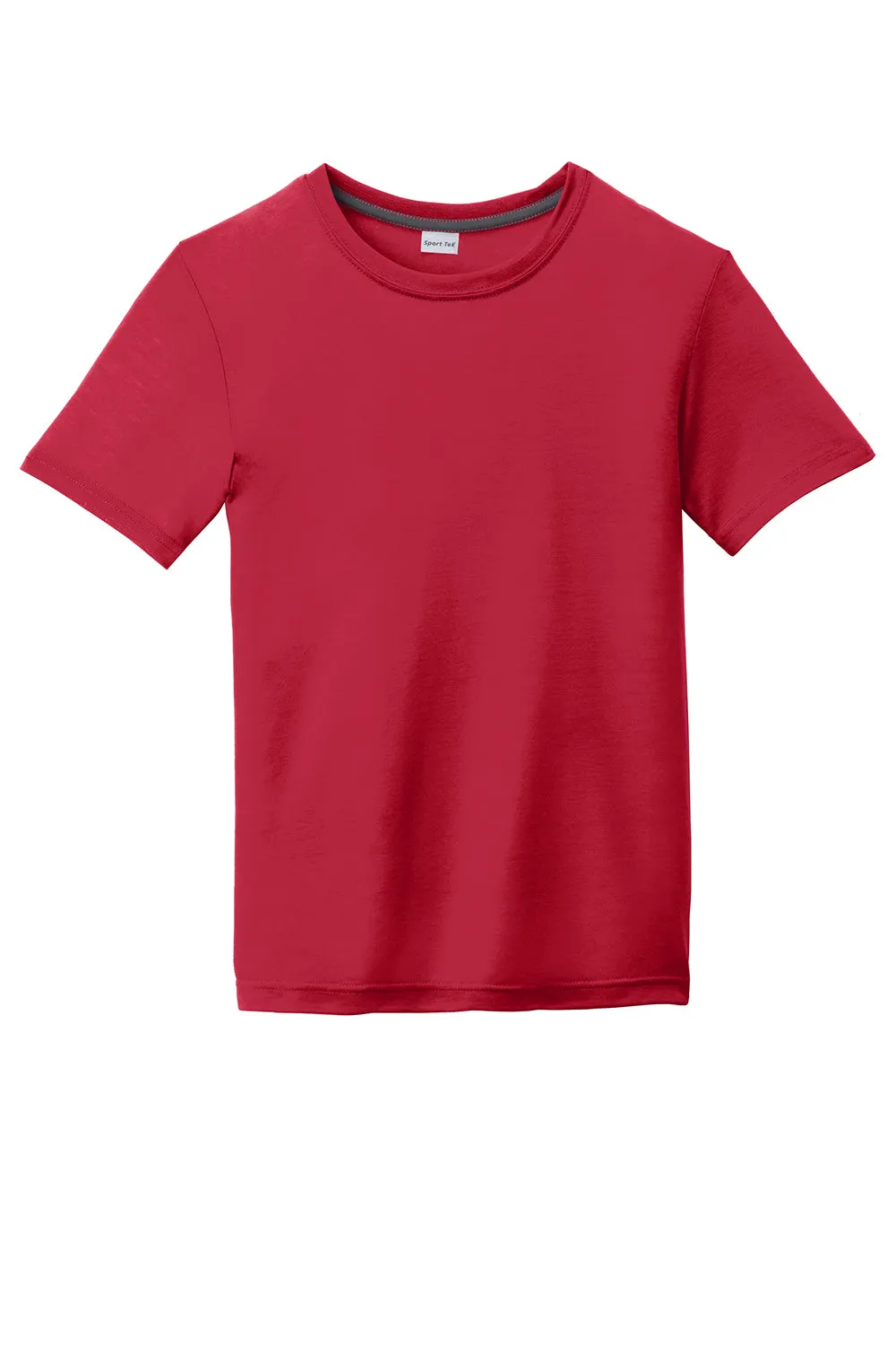Sport-Tek Youth Competitor Moisture Wicking Short Sleeve Crewneck T-Shirt - Deep Red - Closeout