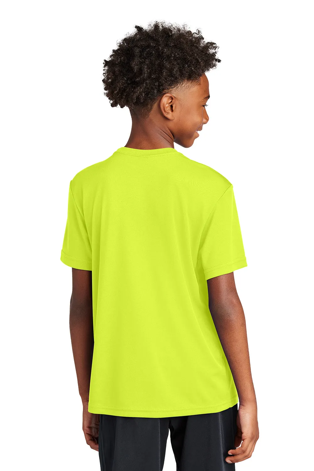 Sport-Tek Youth Competitor Moisture Wicking Short Sleeve Crewneck T-Shirt - Neon Yellow