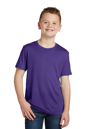 Sport-Tek Youth Competitor Moisture Wicking Short Sleeve Crewneck T-Shirt - Purple - Closeout