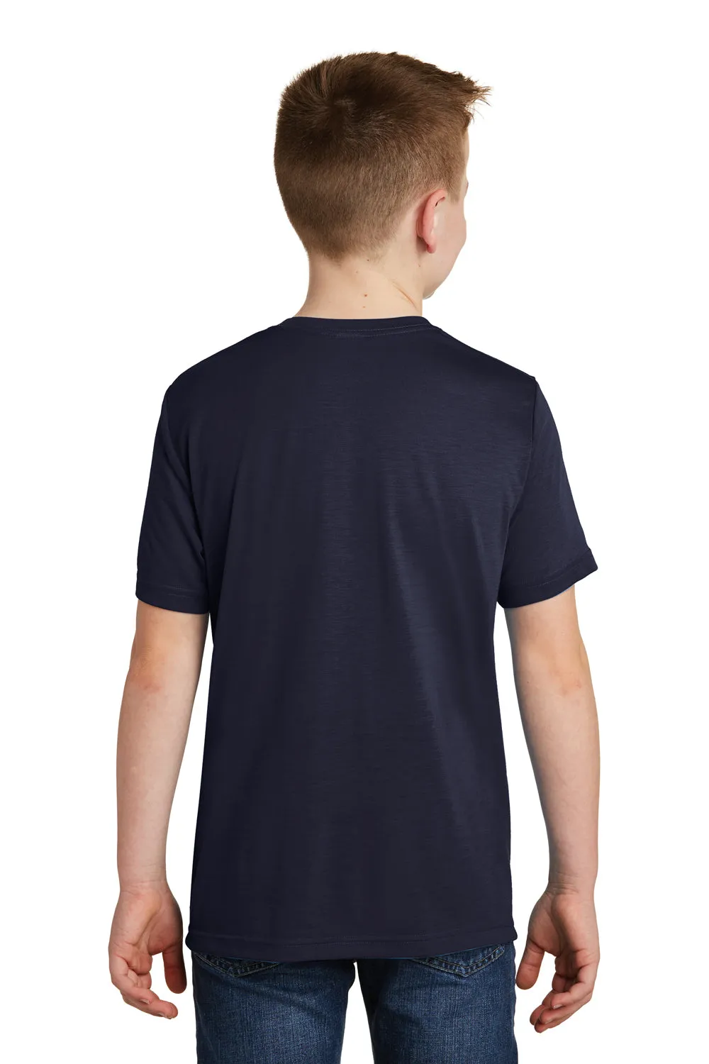 Sport-Tek Youth Competitor Moisture Wicking Short Sleeve Crewneck T-Shirt - True Navy Blue - Closeout