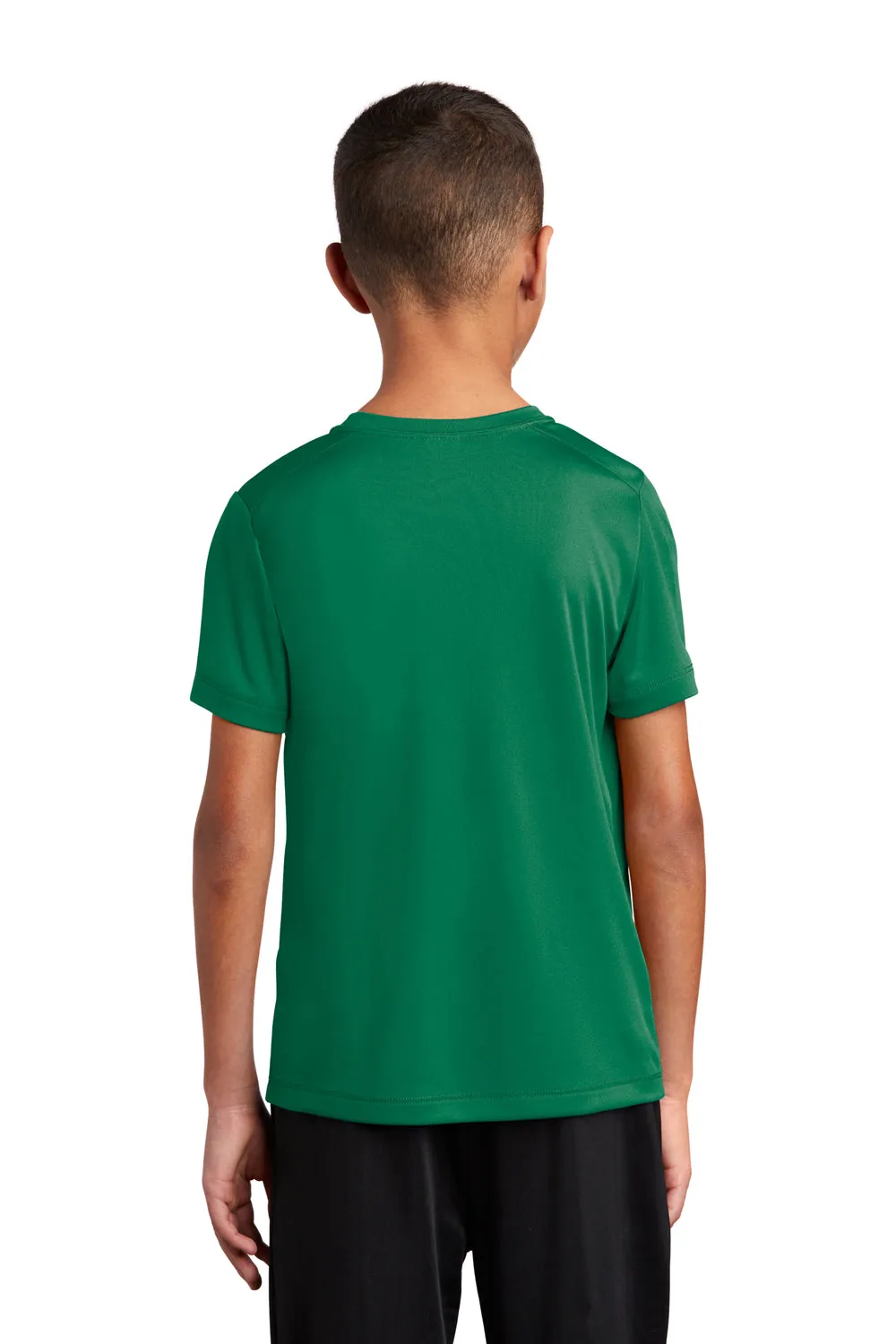 Sport-Tek Youth Moisture Wicking Short Sleeve Crewneck T-Shirt - Kelly Green - Closeout