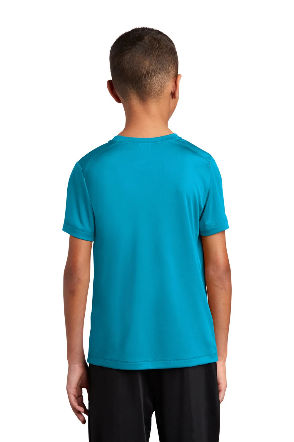 Sport-Tek Youth Moisture Wicking Short Sleeve Crewneck T-Shirt - Sapphire Blue