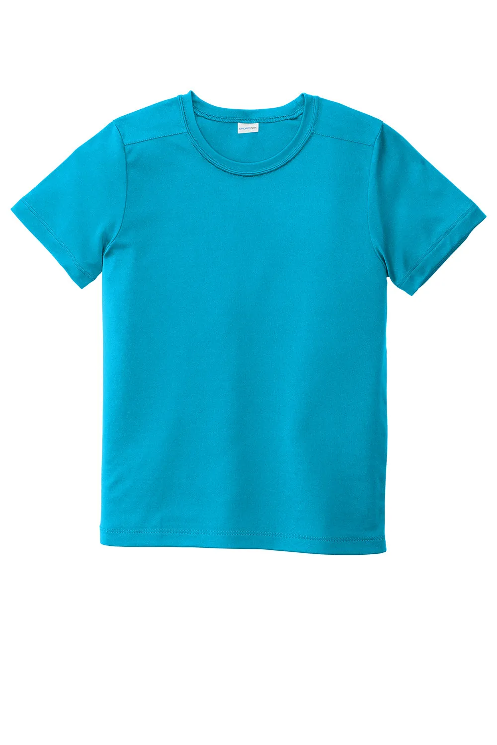 Sport-Tek Youth Moisture Wicking Short Sleeve Crewneck T-Shirt - Sapphire Blue