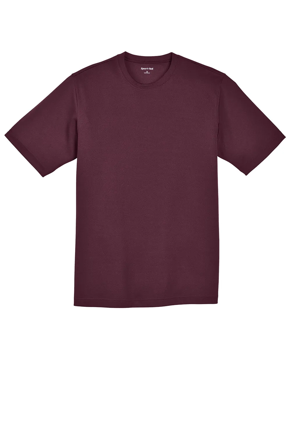 Sport-Tek Youth RacerMesh Moisture Wicking Short Sleeve Crewneck T-Shirt - Maroon - Closeout