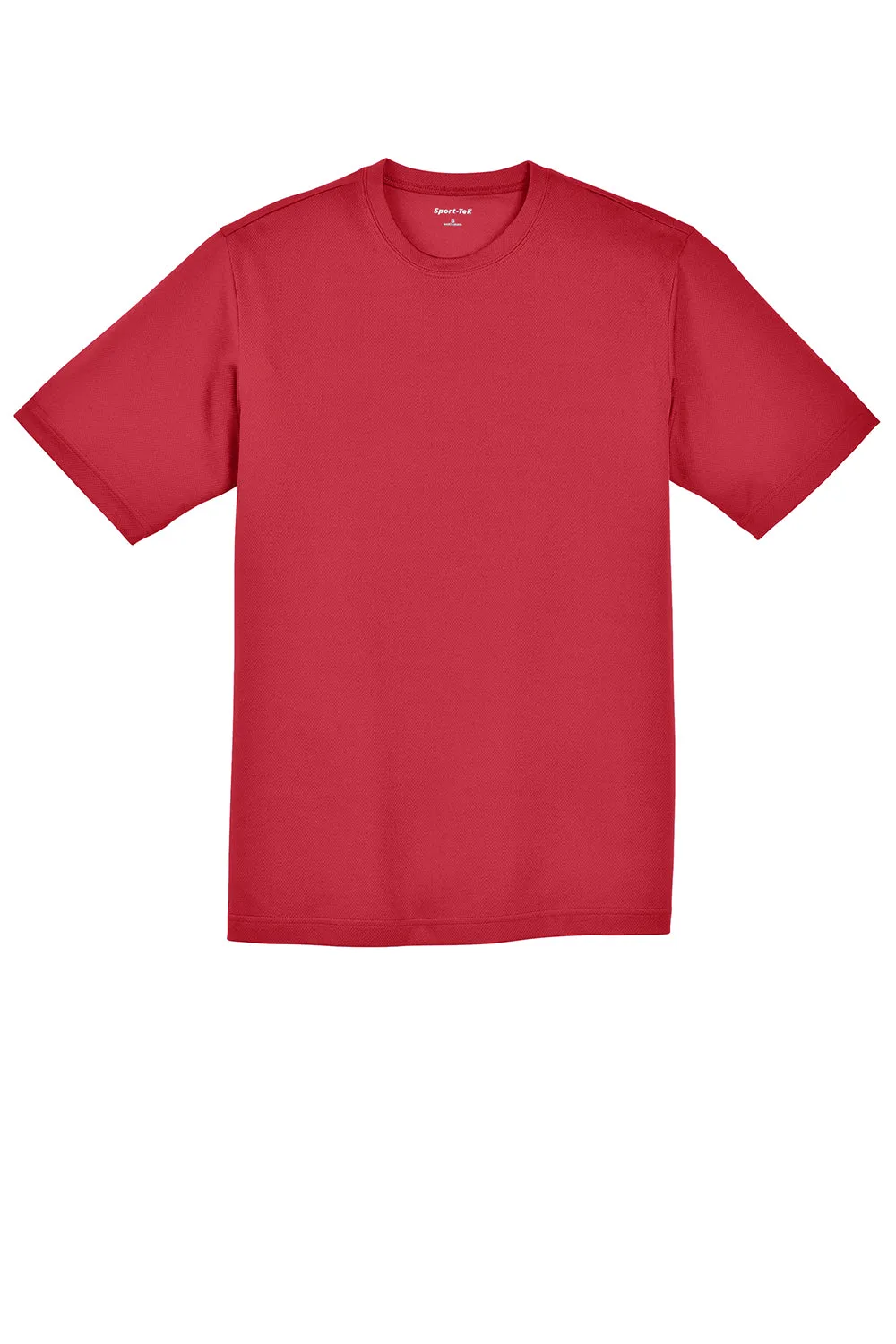 Sport-Tek Youth RacerMesh Moisture Wicking Short Sleeve Crewneck T-Shirt - True Red