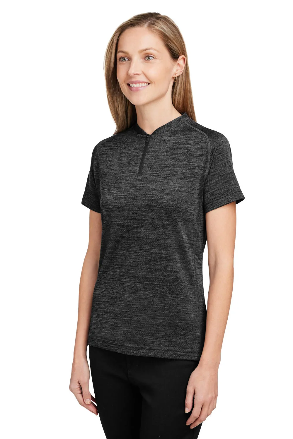 Spyder Womens Mission Blade Short Sleeve Polo Shirt - Black