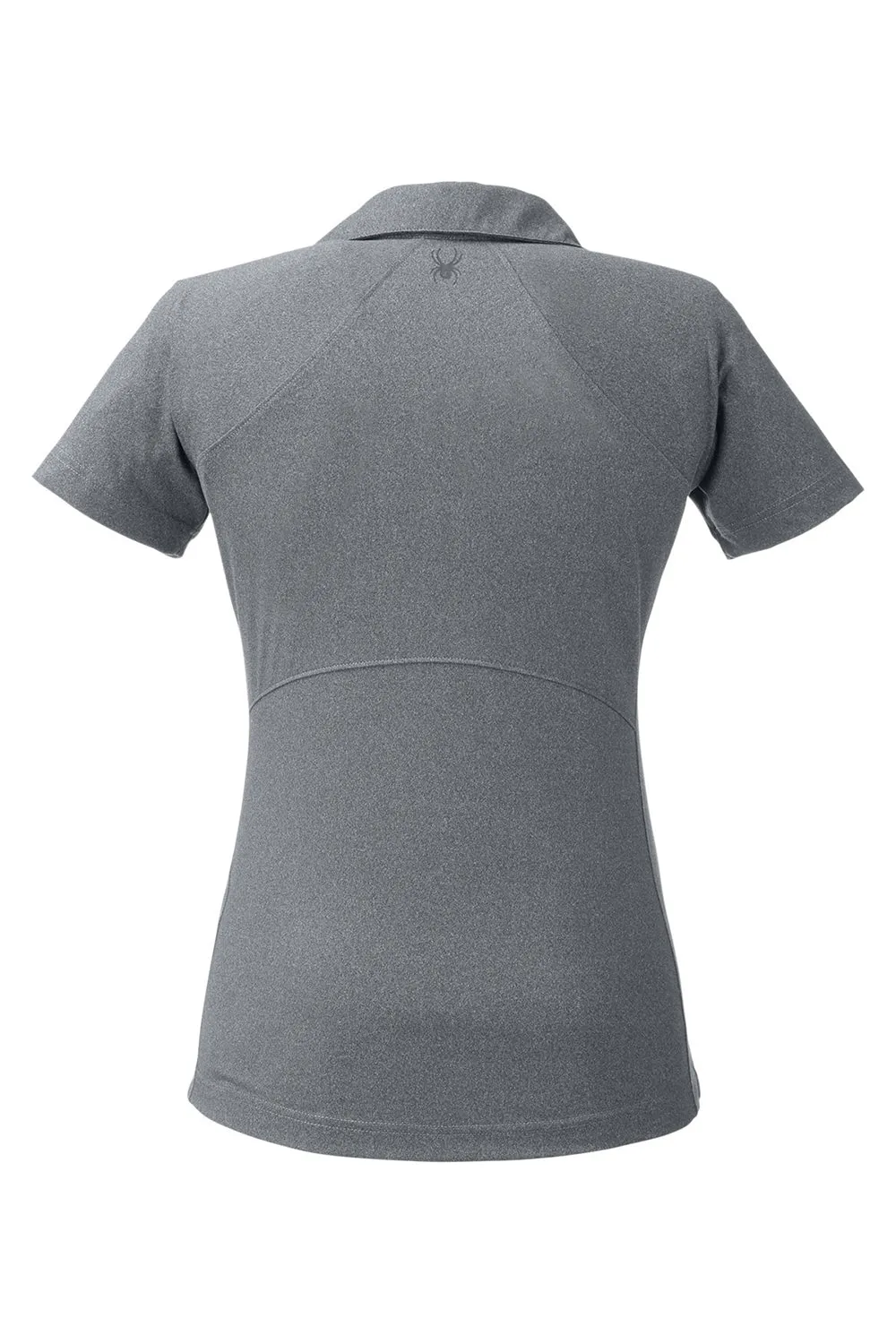 Spyder Womens Spyre UPF 40  Short Sleeve Polo Shirt - Polar Grey Frost