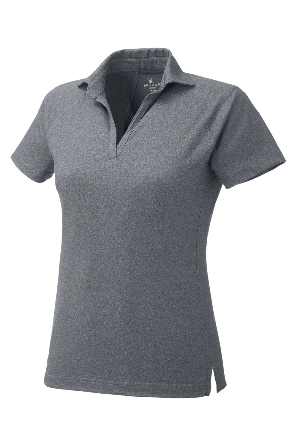 Spyder Womens Spyre UPF 40  Short Sleeve Polo Shirt - Polar Grey Frost