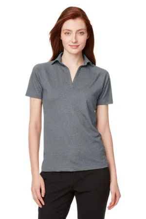 Spyder Womens Spyre UPF 40  Short Sleeve Polo Shirt - Polar Grey Frost