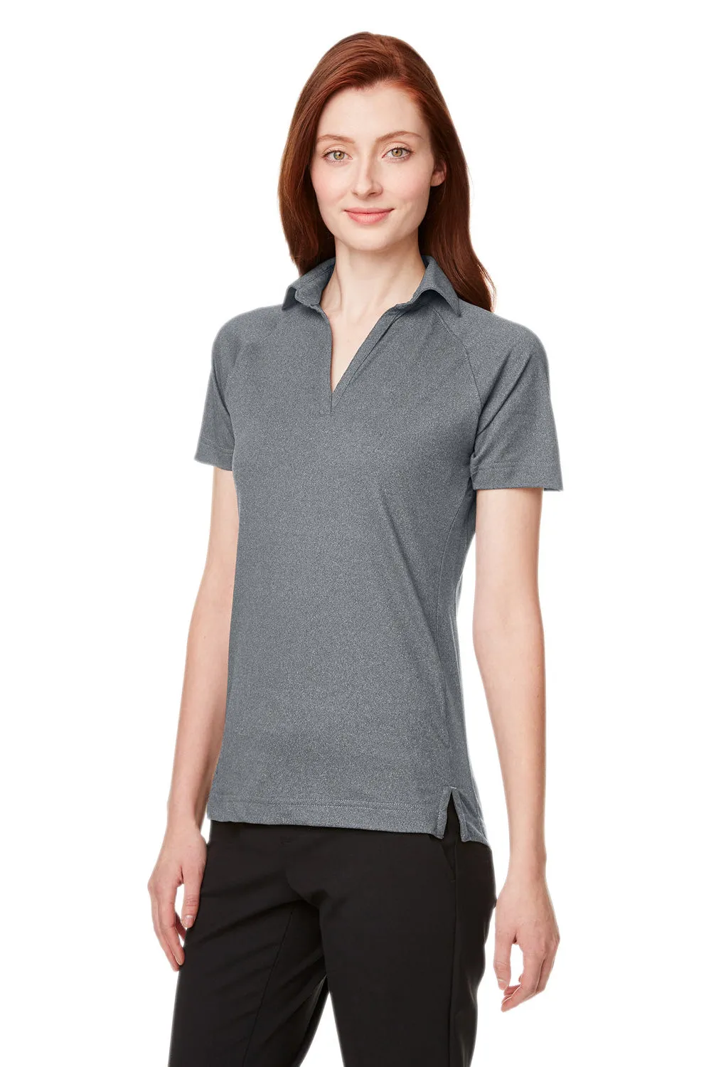 Spyder Womens Spyre UPF 40  Short Sleeve Polo Shirt - Polar Grey Frost