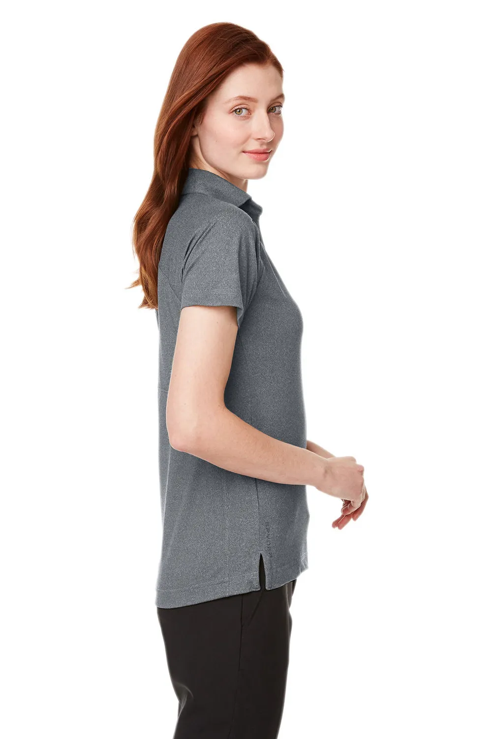 Spyder Womens Spyre UPF 40  Short Sleeve Polo Shirt - Polar Grey Frost