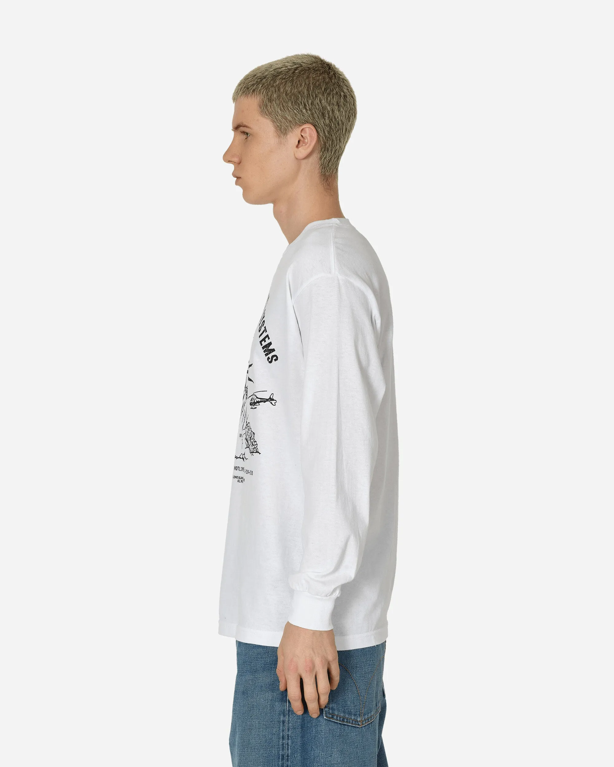Statue Longsleeve T-Shirt White
