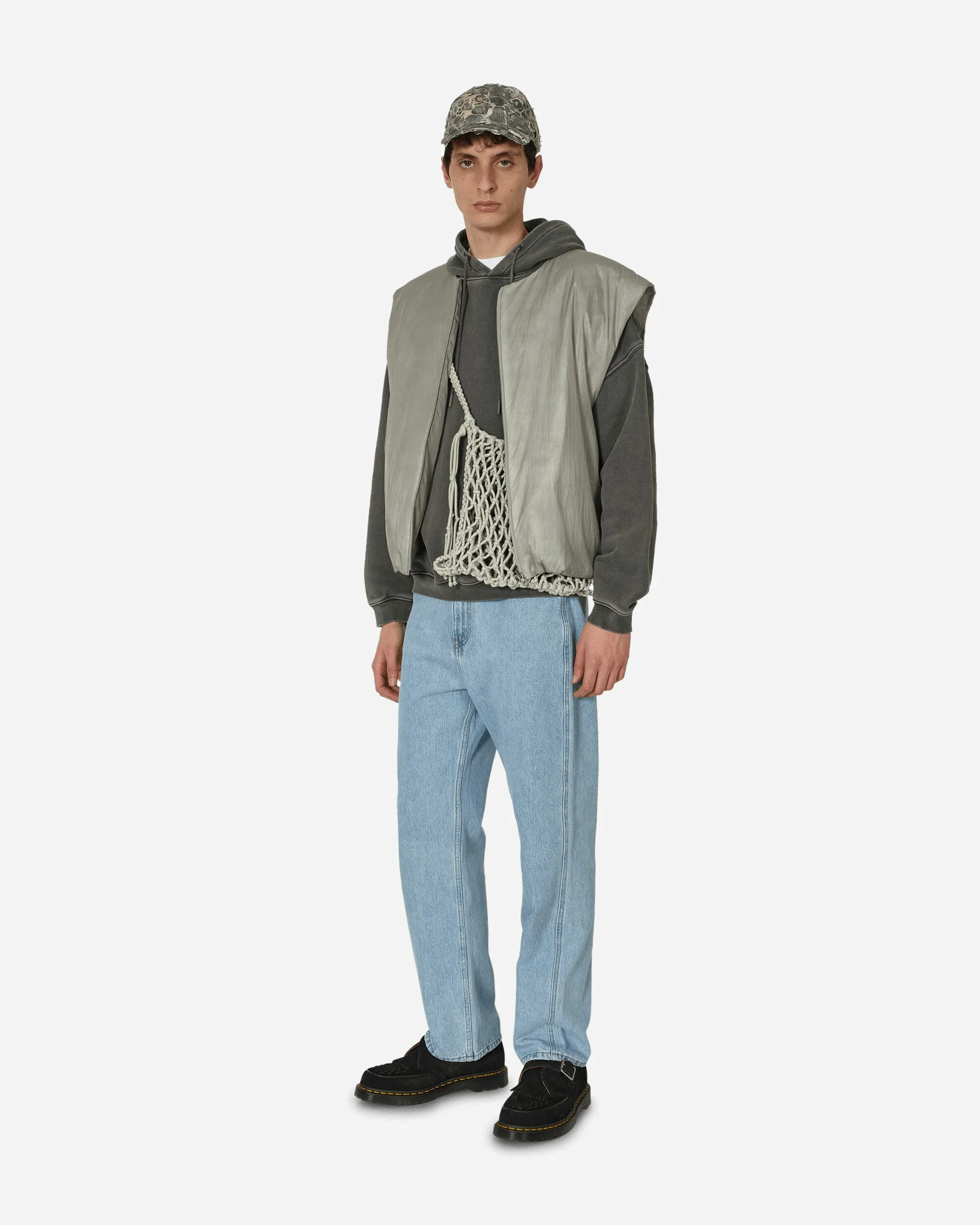 Straight Fit Denim Pants Light Blue