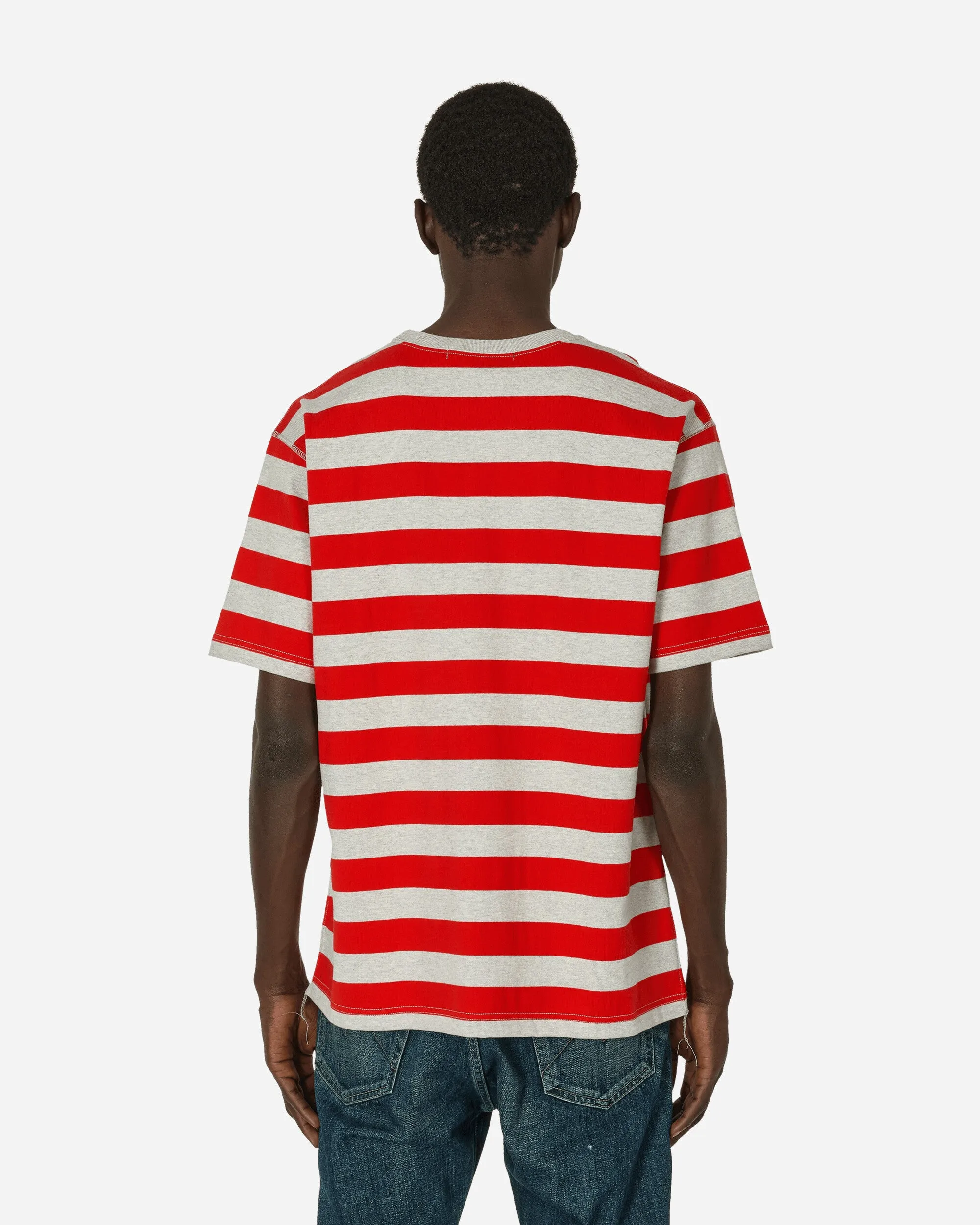 Striped T-Shirt Grey / Red