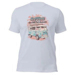 Surf World Floral VW Bus Unisex t-shirt