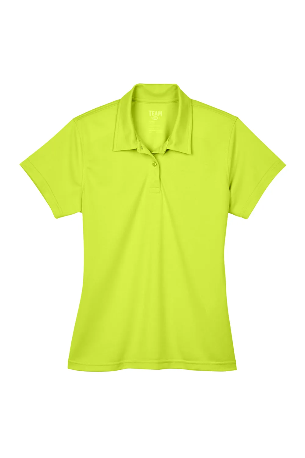 Team 365 Womens Command Performance Moisture Wicking Short Sleeve Polo Shirt - Safety Yellow
