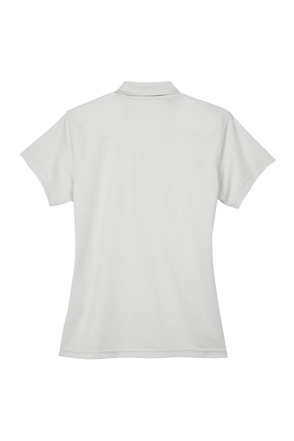 Team 365 Womens Command Performance Moisture Wicking Short Sleeve Polo Shirt - Silver Grey