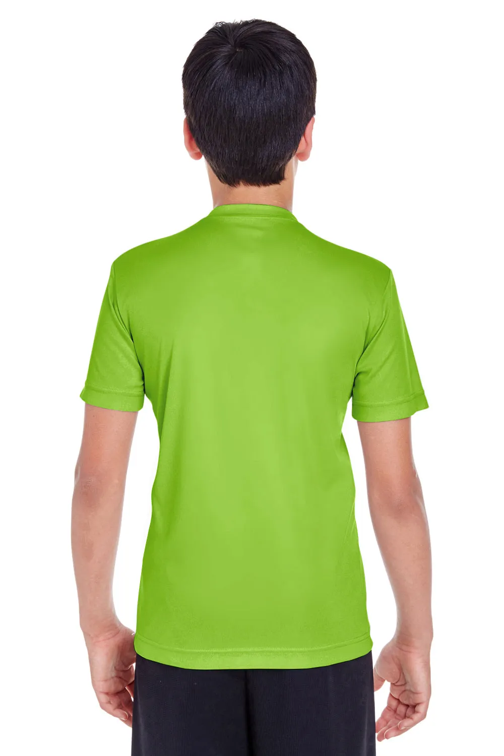 Team 365 Youth Zone Performance Moisture Wicking Short Sleeve Crewneck T-Shirt - Acid Green