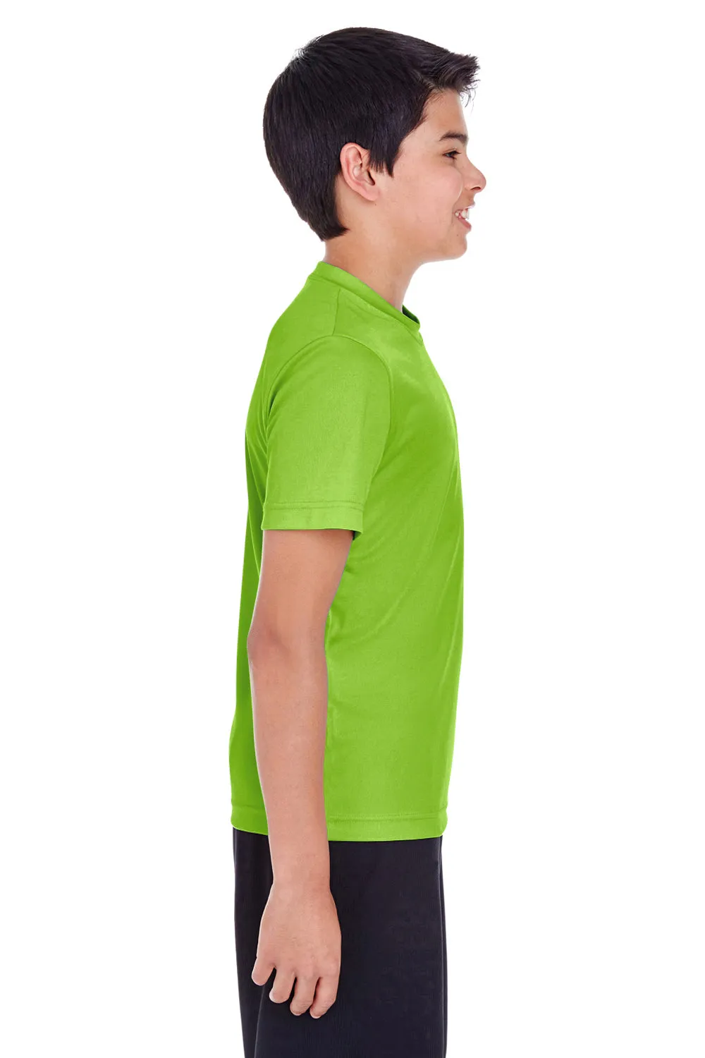 Team 365 Youth Zone Performance Moisture Wicking Short Sleeve Crewneck T-Shirt - Acid Green