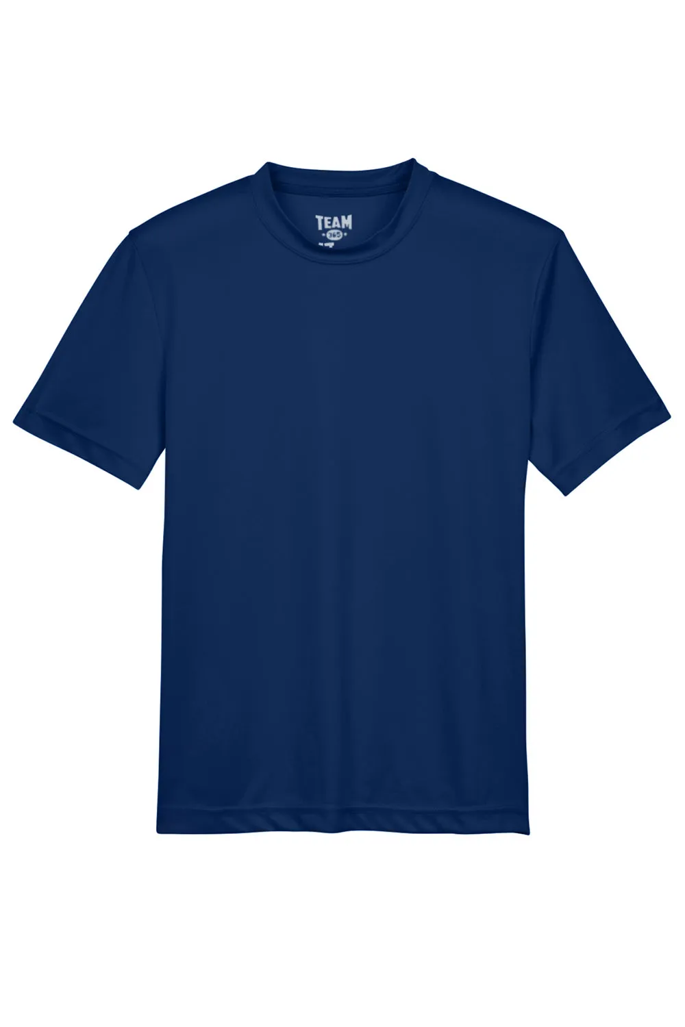 Team 365 Youth Zone Performance Moisture Wicking Short Sleeve Crewneck T-Shirt - Dark Navy Blue