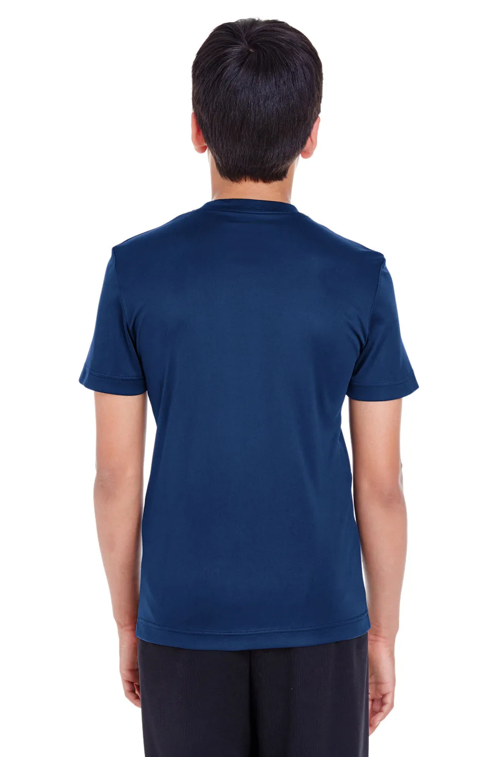 Team 365 Youth Zone Performance Moisture Wicking Short Sleeve Crewneck T-Shirt - Dark Navy Blue