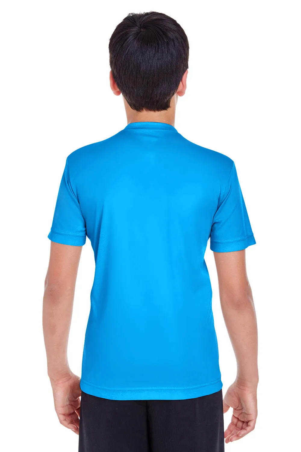Team 365 Youth Zone Performance Moisture Wicking Short Sleeve Crewneck T-Shirt - Electric Blue