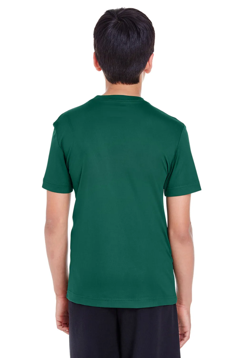 Team 365 Youth Zone Performance Moisture Wicking Short Sleeve Crewneck T-Shirt - Forest Green