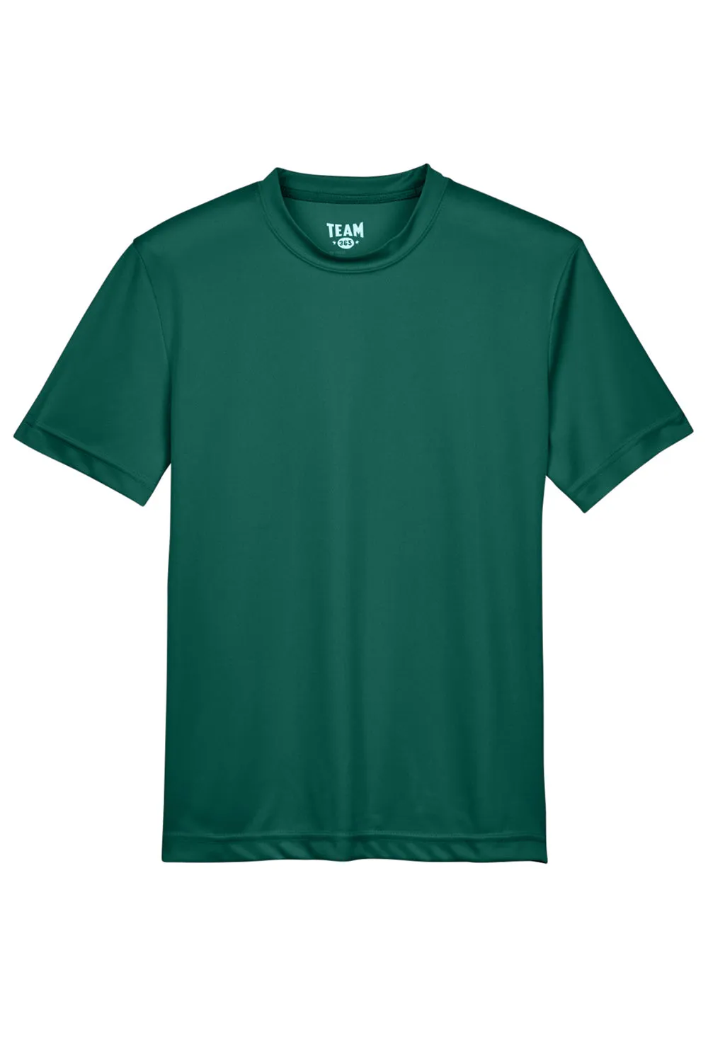Team 365 Youth Zone Performance Moisture Wicking Short Sleeve Crewneck T-Shirt - Forest Green