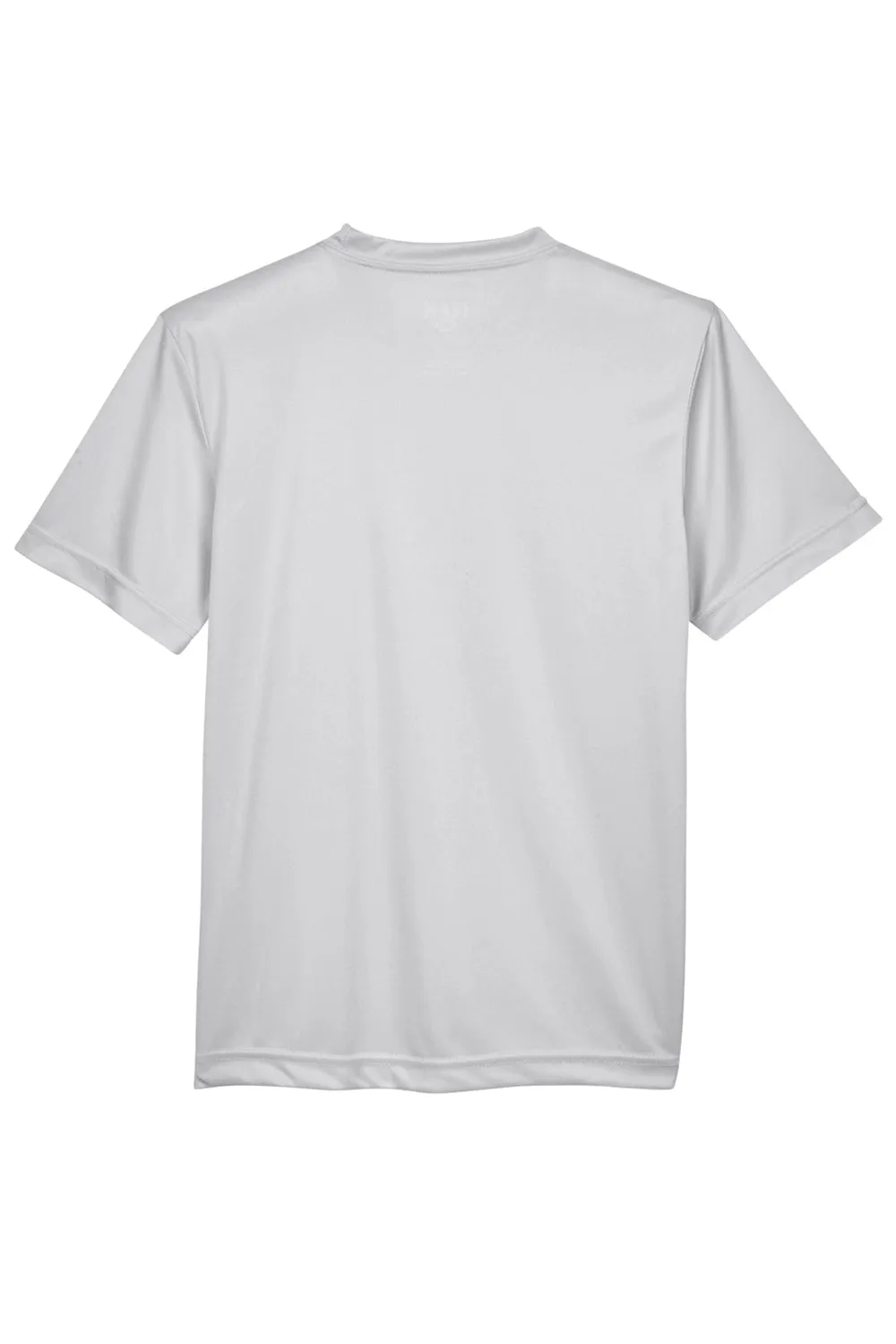 Team 365 Youth Zone Performance Moisture Wicking Short Sleeve Crewneck T-Shirt - Silver Grey